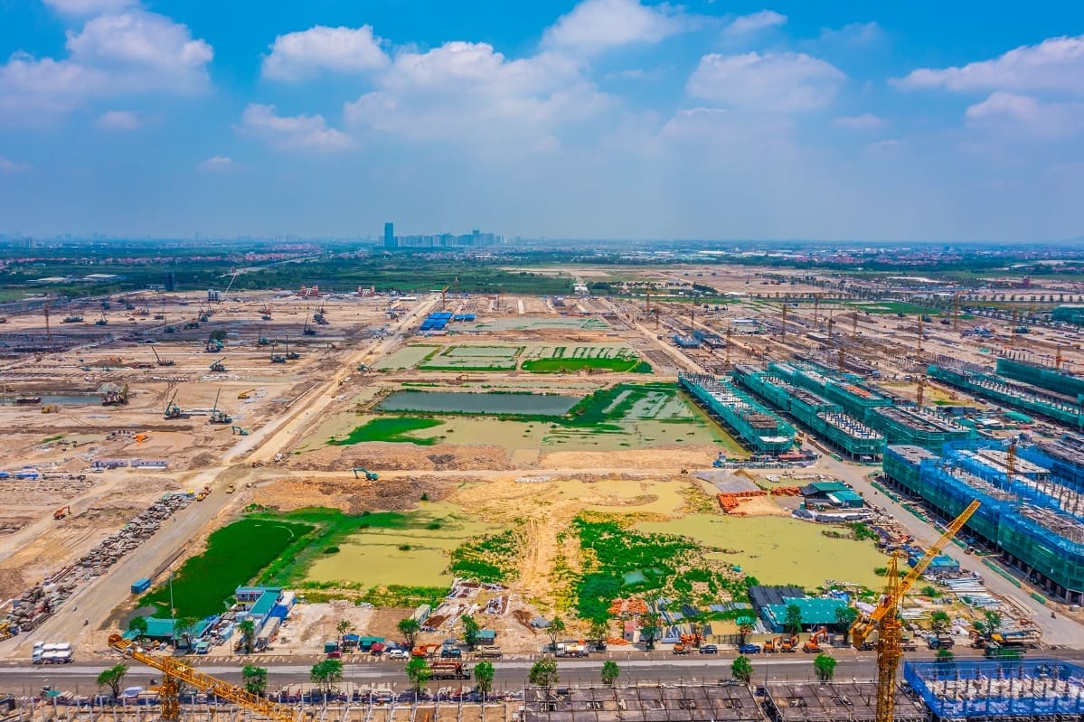 Hệ thống các tiện ích khác trong lòng Vinhomes Ocean Park 2 – The Empire cũng đang gấp rút được xây dựng.