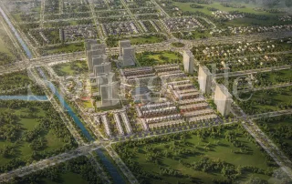 Khu đô thị Spring Ville tại Nhơn Trạch, Đồng Nai - một không gian sống hiện đại và tiện nghi giữa thiên nhiên.