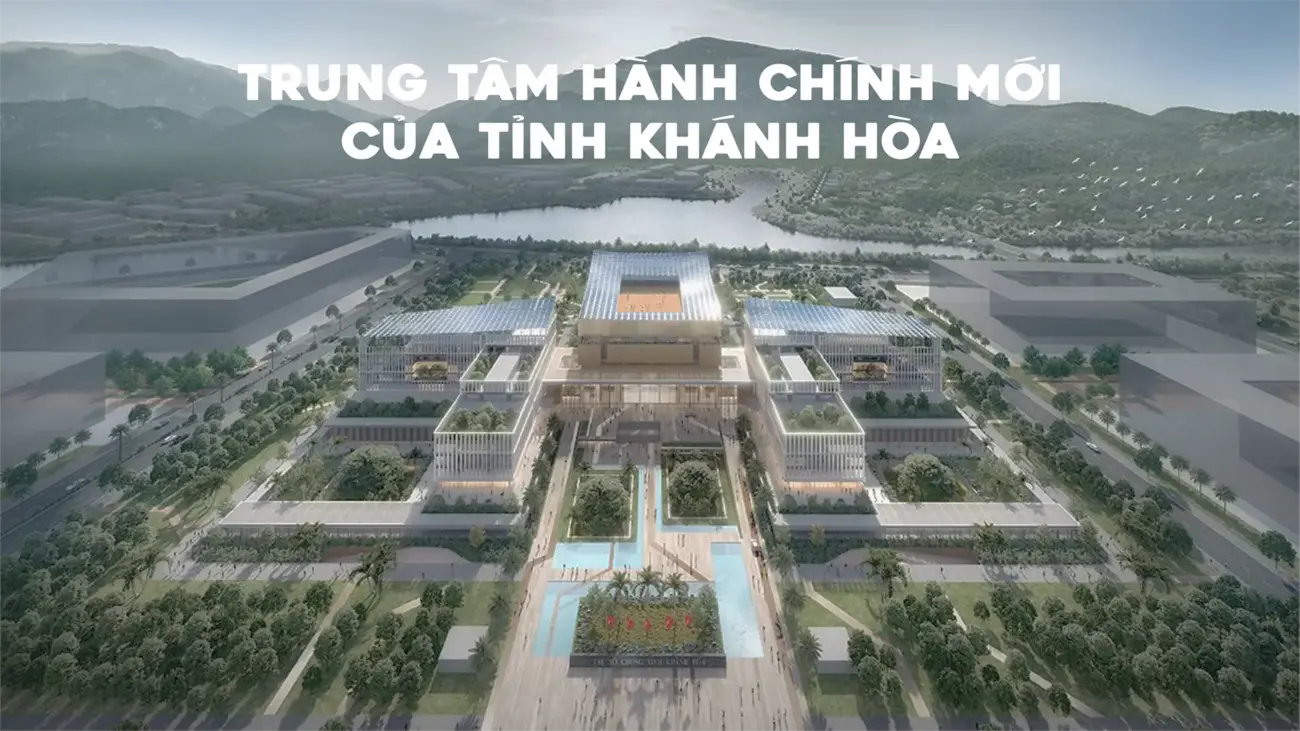 Trung tâm hành chính hiện đại, tiêu biểu cho sự phát triển mới của tỉnh Khánh Hòa.